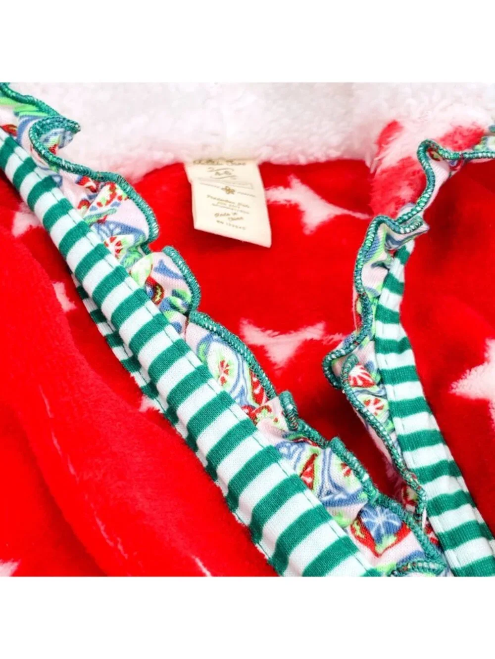 Matilda Jane Girls Evening In Christmas Winter Holiday Fuzzy Robe 4-6 / 4 - 6